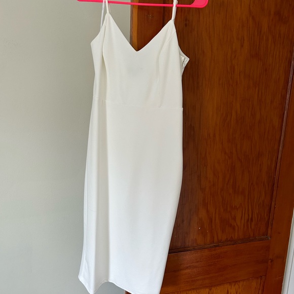 Lulu’s, You’re a Gift, white midi dress - Picture 8 of 8